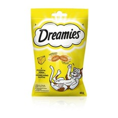 Spuntino per Cat Dreamies 60 g Formaggio    