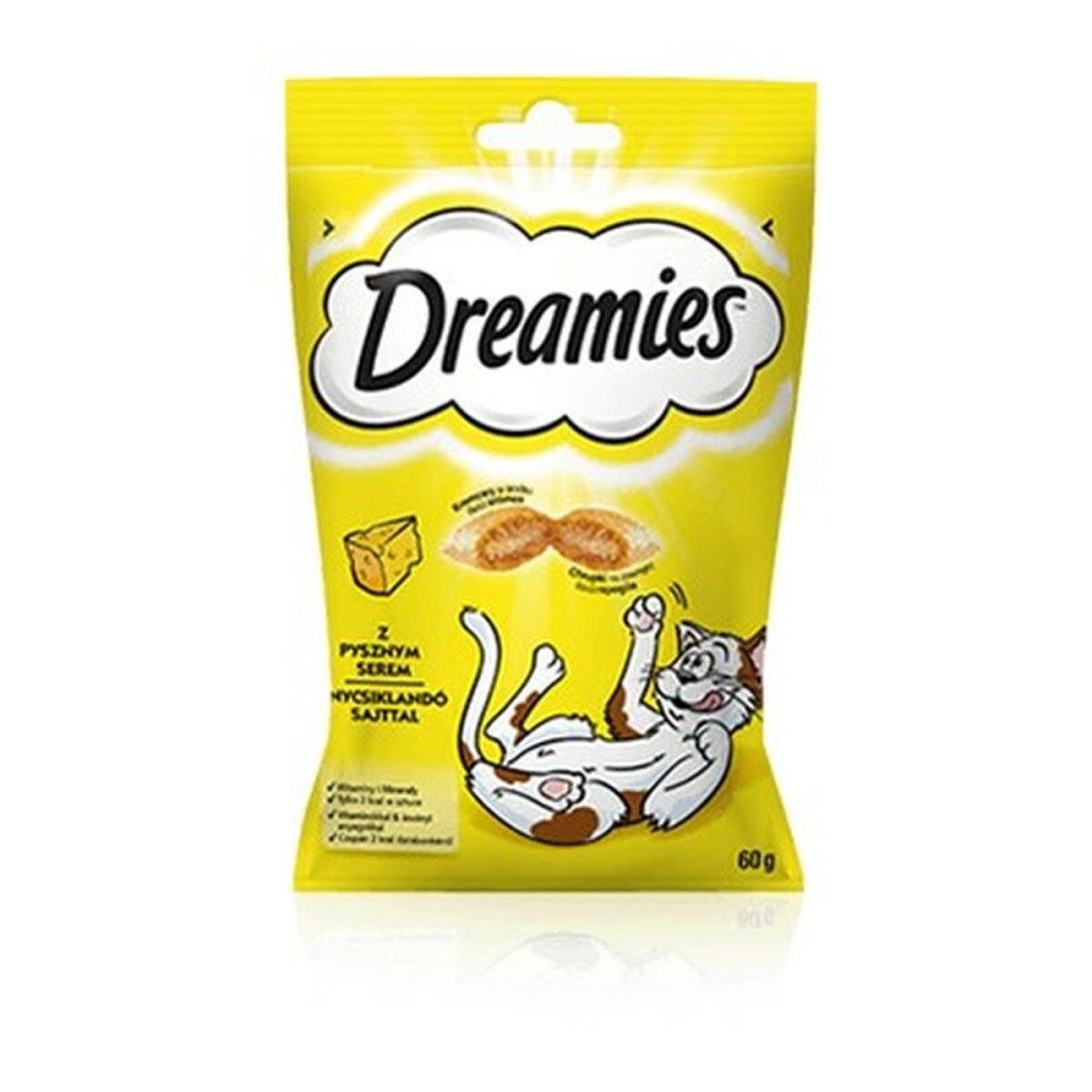 Spuntino per Cat Dreamies 60 g Formaggio    