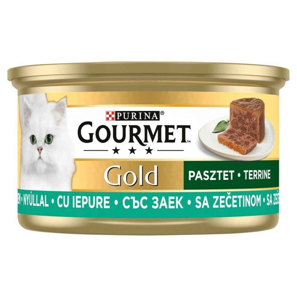 Cibo per gatti Purina Gourmet Gold Coniglio 85 g    