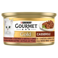 Cibo per gatti Purina GOURMET GOLD Tacchino Anatra 85 g    