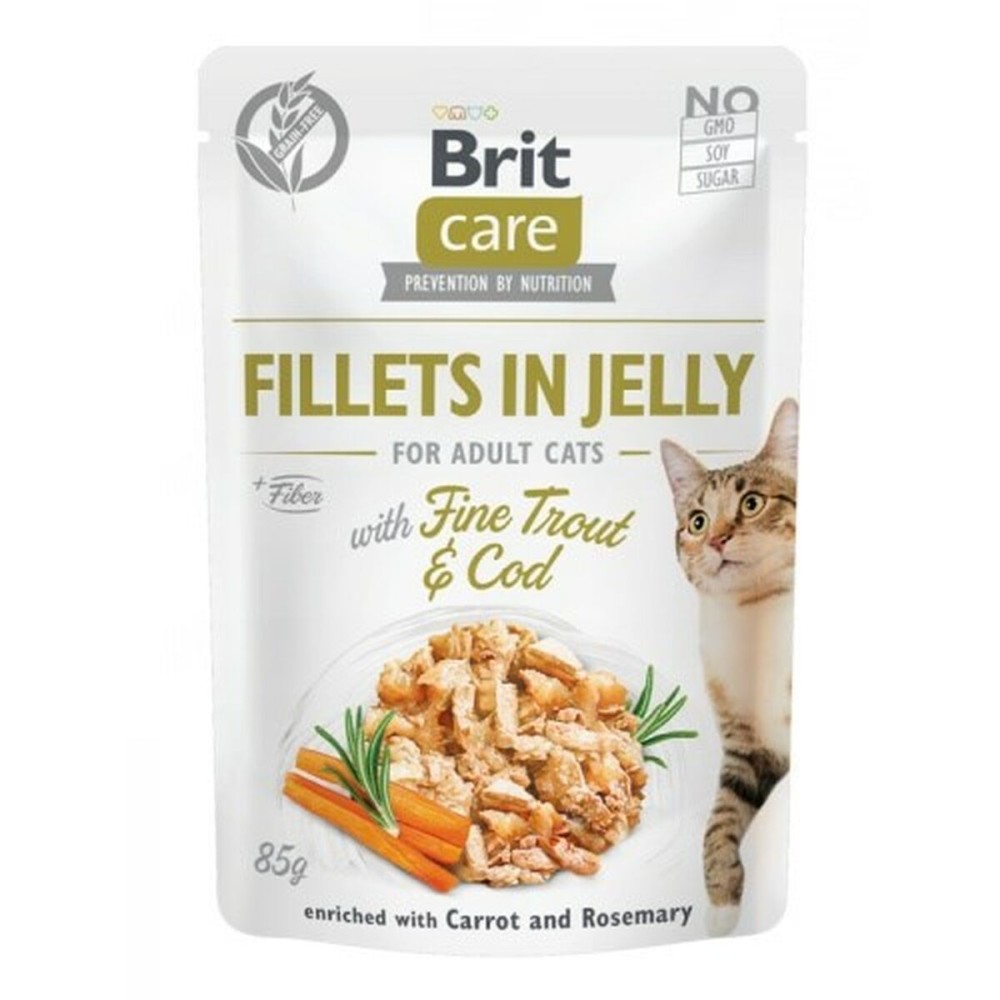 Cibo per gatti Brit Jelly Pollo Baccalà 85 g    