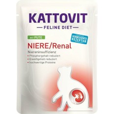 Cibo per gatti Kattovit Niere/Renal Turkey 85 g    