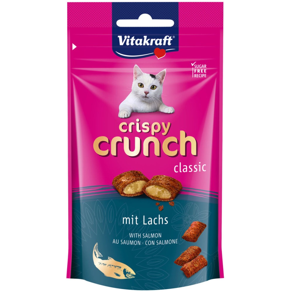 Spuntino per Cat Vitakraft CRISPY CRUNCH Pesce 60 g    