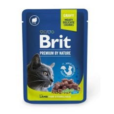 Cibo per gatti Brit Premium Agnello 100 g    