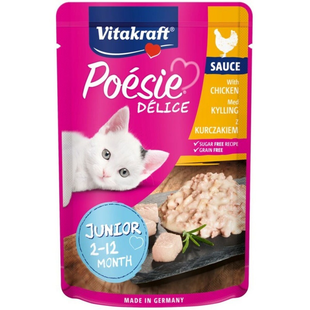 Cibo per gatti Vitakraft DELICE JUNIOR Pollo 85 g    