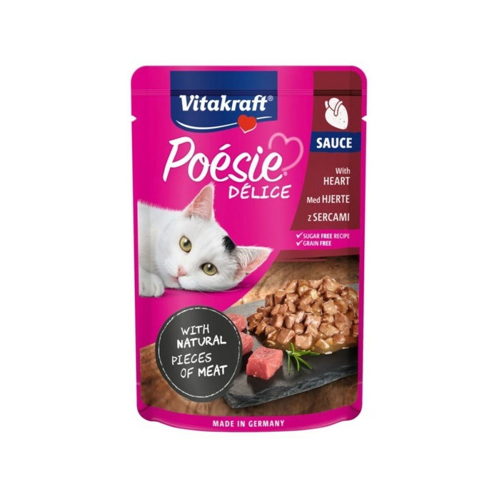 Cibo per gatti Vitakraft POESIE DELICE corazones 85 g    