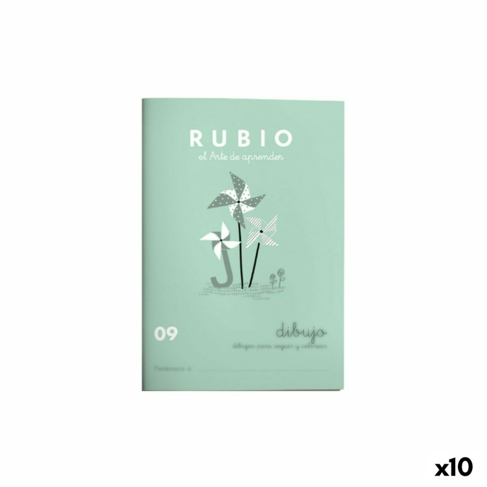 Quaderno di schizzi Rubio Nº09 A5 Spagnolo (10 Unità)    