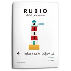 Quaderno di educazione della prima infanzia Rubio Nº4 A5 Spagnolo (10 Unità)    