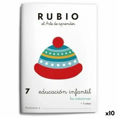 Quaderno di educazione della prima infanzia Rubio Nº7 A5 Spagnolo (10 Unità)    