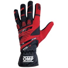 Guanti Karting OMP KS-3 Rosso/Nero L    