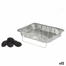 Barbecue Usa e Getta Alluminio Carbone 23,5 x 6 x 30,5 cm (12 Unità)    