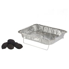 Barbecue Usa e Getta Alluminio Carbone 23,5 x 6 x 30,5 cm (12 Unità)    