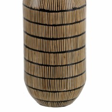 Vaso Nero Beige Bambù 23 x 23 x 50 cm    