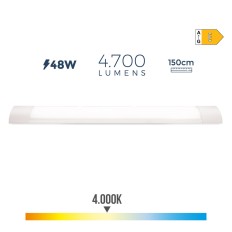 Tubo LED EDM 31692 A E 48 W (4000 K)    