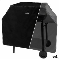 Coperchio di protezione per barbecue Aktive Nero 4 Unità 142 x 120 x 60 cm    