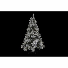 Albero di Natale DKD Home Decor Bianco Verde Metallo Polietilene Nevoso 130 x 130 x 218 cm    