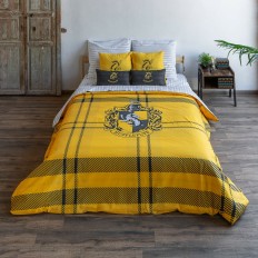 Copripiumino Harry Potter Classic Hufflepuff Multicolore 175 Fili 220 x 220 cm Ala francese    