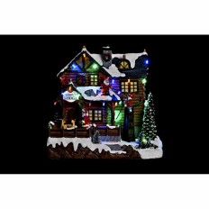 Decorazione DKD Home Decor Movimento Luce LED Musicale Multicolore Resina 25,5 x 21 x 25 cm (3 Unità)    