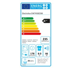 Asciugatrice a condensazione Electrolux EW7H5825IB 8 kg    