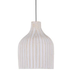 Lampadario 28,5 x 28,5 x 38 cm Metallo Bianco    