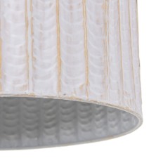 Lampadario 28,5 x 28,5 x 38 cm Metallo Bianco    