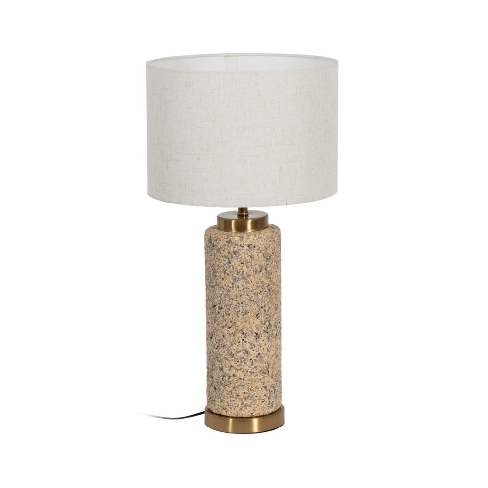 Lampada da tavolo Beige Crema Dorato Ceramica Ferro 40 W 30 x 30 x 58 cm    