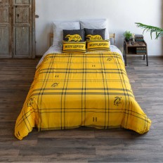 Copripiumino Harry Potter Hufflepuff Multicolore 175 Fili 200 x 200 cm Piazza e mezza    