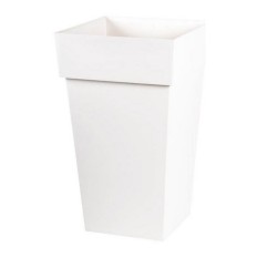 Vaso EDA Tuscan Quadrato Bianco polipropilene (39 x 39 x 65 cm)    