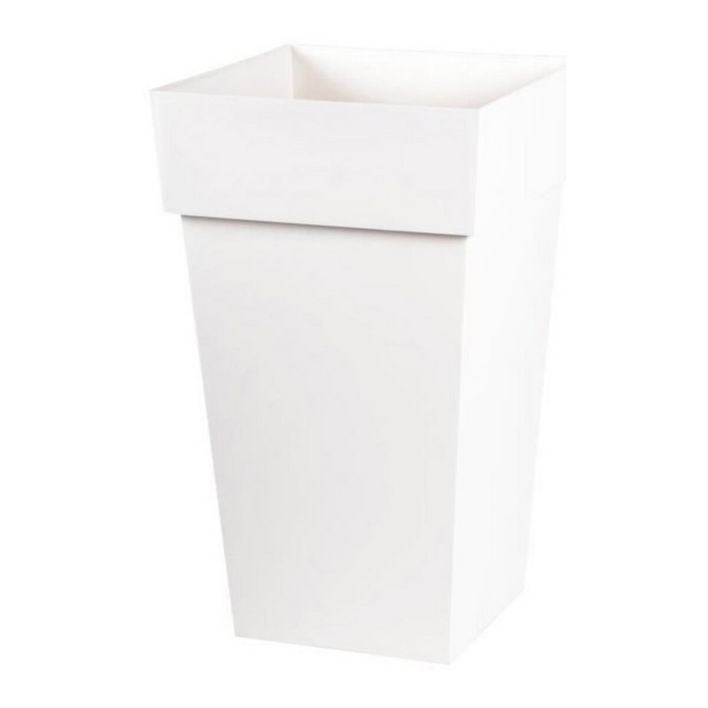 Vaso EDA Tuscan Quadrato Bianco polipropilene (39 x 39 x 65 cm)    