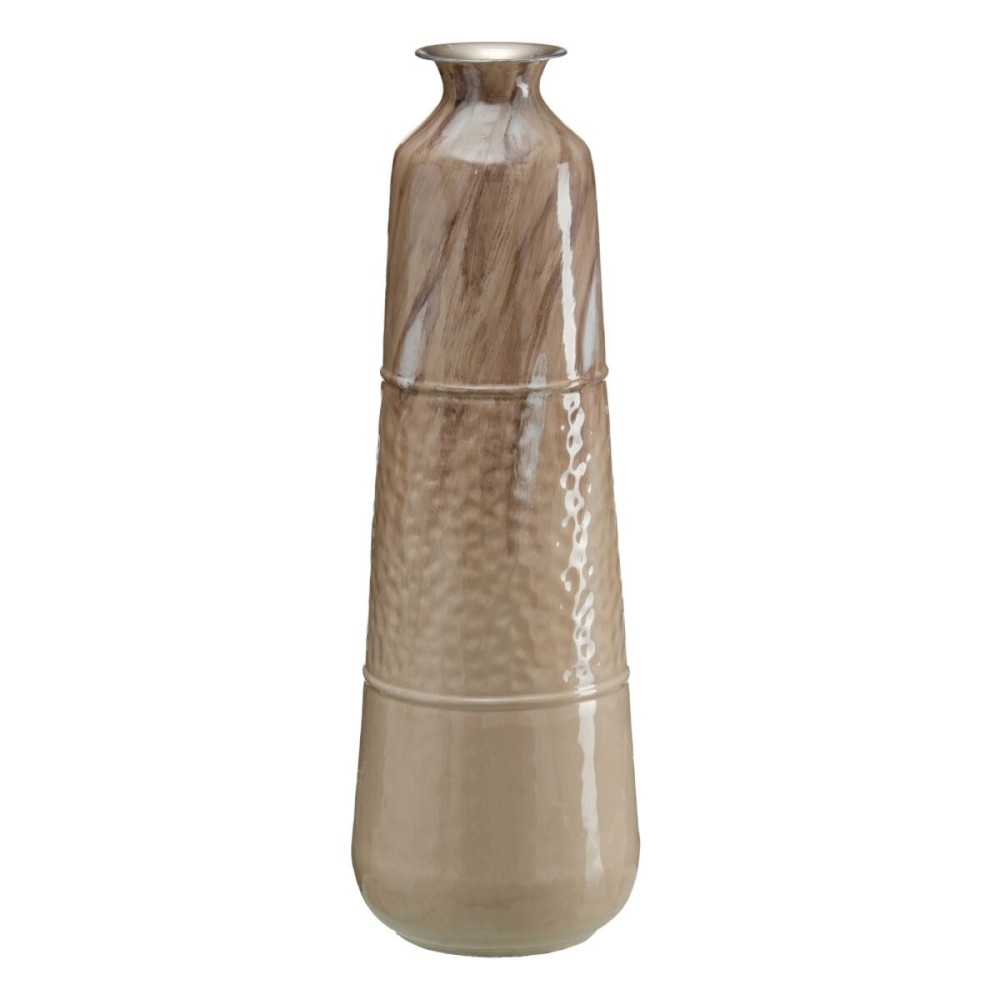 Vaso Beige Ferro 28 x 28 x 84 cm    