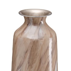 Vaso Beige Ferro 28 x 28 x 84 cm    