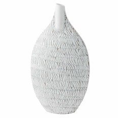 Vaso DKD Home Decor Bianco Resina Moderno 32 x 13 x 57 cm    