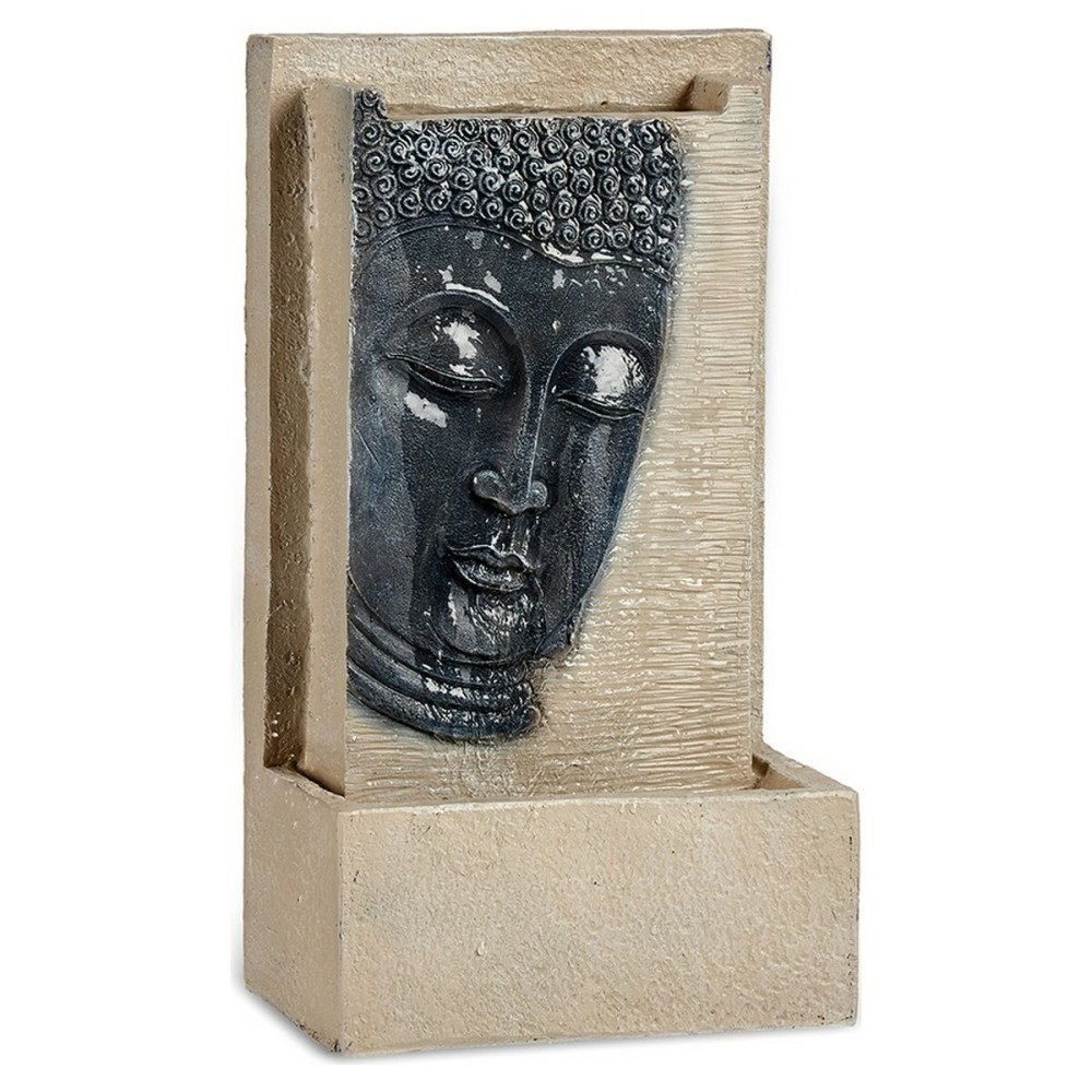 Fonte ?S3608827 Grigio Marrone Buddha Resina (16 x 48 x 26,5 cm)    