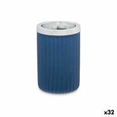 Bicchiere Portaspazzolini da Denti Azzurro Plastica 32 Unità (7,5 x 11,5 x 7,5 cm)    