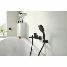 Soffione Grohe Nero Nero opaco Silicone    