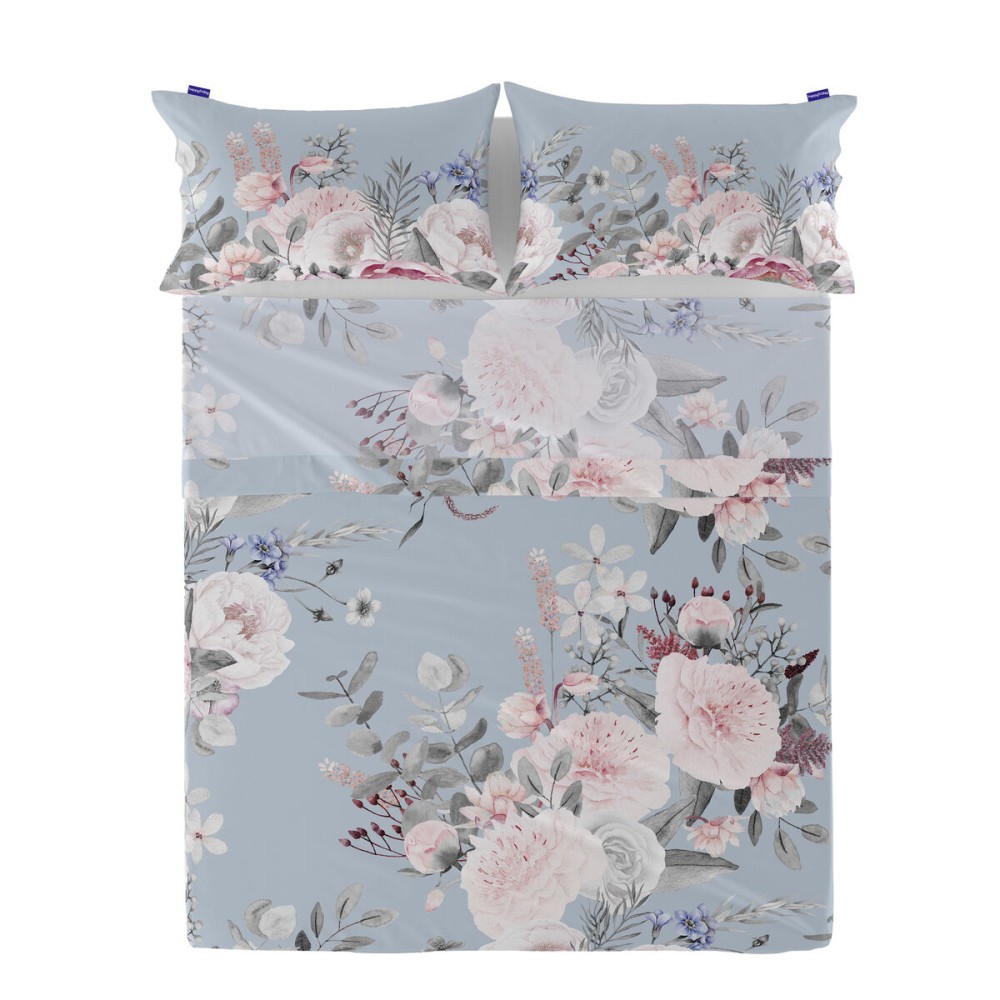 Lenzuolo Superiore HappyFriday Soft bouquet Multicolore 260 x 270 cm    