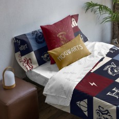 Copripiumino Harry Potter Hogwarts Multicolore 175 Fili 180 x 220 cm Singolo    