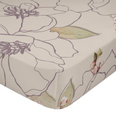 Lenzuolo con angoli aderenti HappyFriday White Peonies Multicolore 200 x 200 x 32 cm    