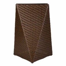 Vaso Alexandra House Living Marrone scuro Ferro Rattan Plastica 31 x 56 x 31 cm    