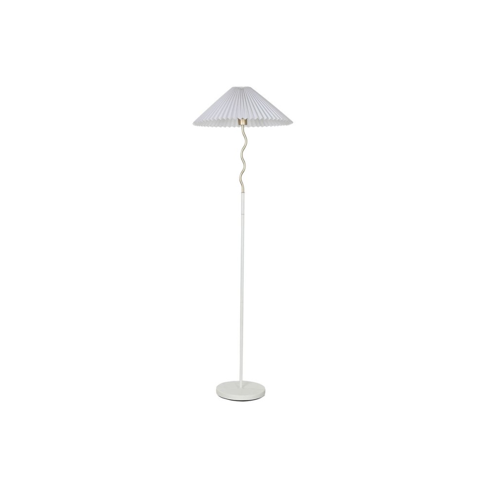 Lampada da Terra Home ESPRIT Bianco Dorato 50 W 220 V 50 x 50 x 155 cm (2 Unità)    