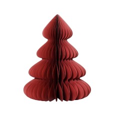 Decorazione Natalizia Decoris Rosso Granato Albero di Natale Ø 72 x 90 cm Pieghevole    