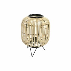 Lampada da tavolo DKD Home Decor Nero Metallo Marrone Bambù (30 x 30 x 40.5 cm)    