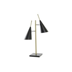 Lampada da tavolo DKD Home Decor Nero Dorato Metallo 25 W 220 V 38 x 16 x 64 cm    