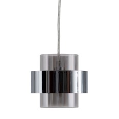 Lampadario Cristallo Metallo Argento Ø 10 cm 20 x 20 x 120 cm    