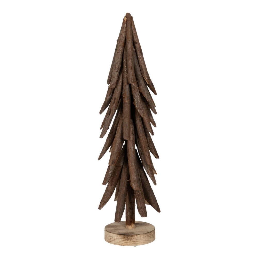 Albero di Natale Marrone Legno di paulownia Albero 27 x 27 x 88 cm    