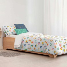 Copripiumino Kids&Cotton Urko Small Multicolore 155 x 220 cm    