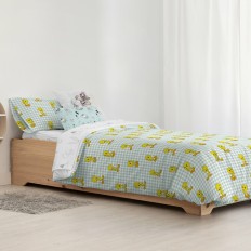 Copripiumino Piolín Tweety Vichy Multicolore 175 Fili 155 x 220 cm    