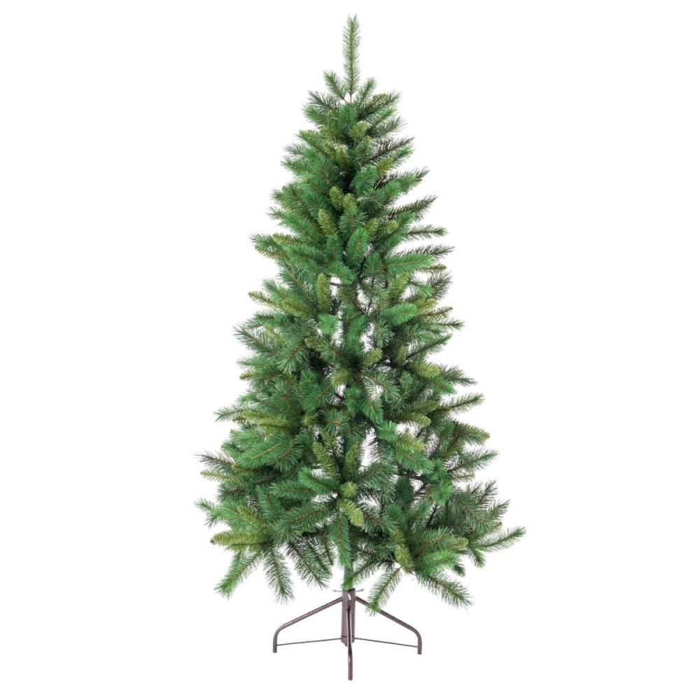 Albero di Natale Verde PVC Metallo Polietilene 210 cm    