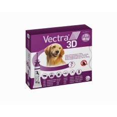 Pipetta per Cani Ceva 3D L 25-40 Kg 3 Unità    