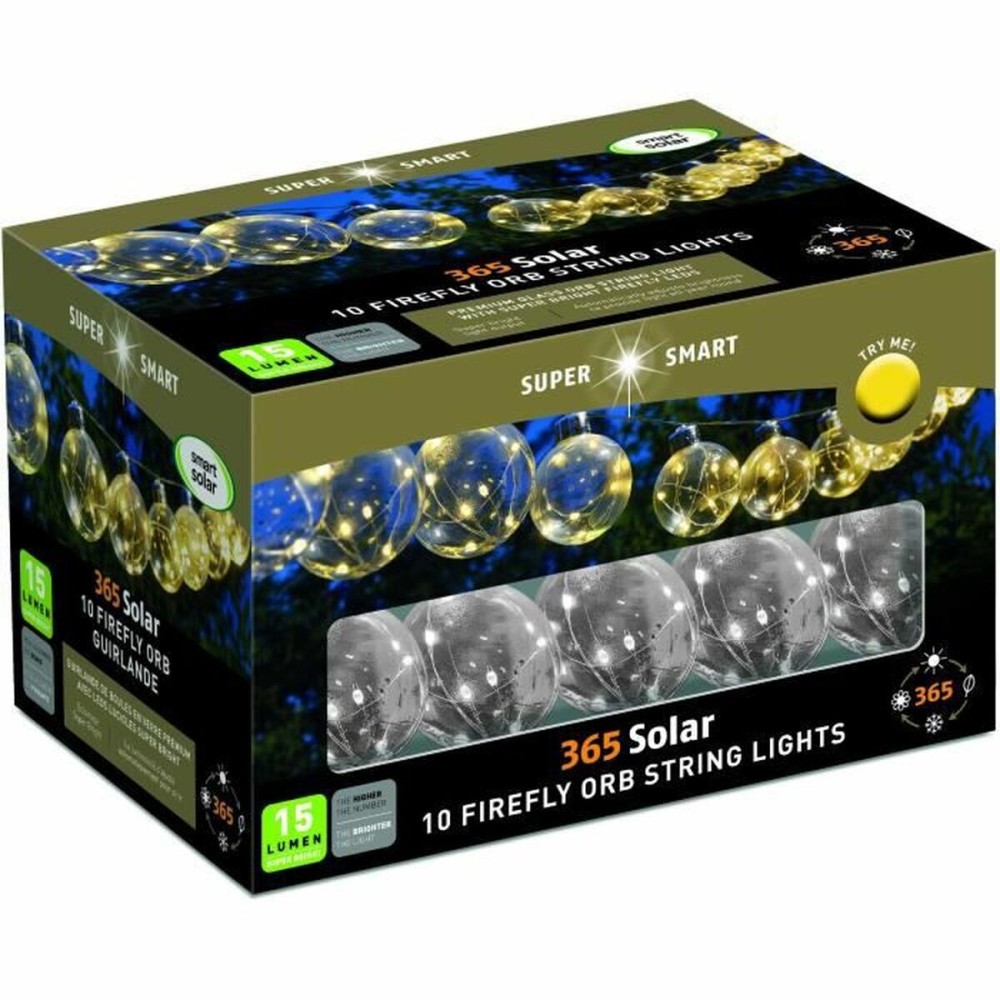 Ghirlanda di Luci LED Super Smart 365 Firefly Solare 15 lm    